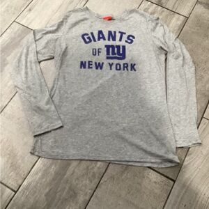 Nike Gray Long Sleeve Giants Tee size large